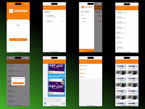 💬 Sideline Design App - iMessage Feature