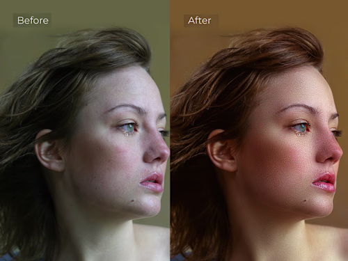 Photo retouching