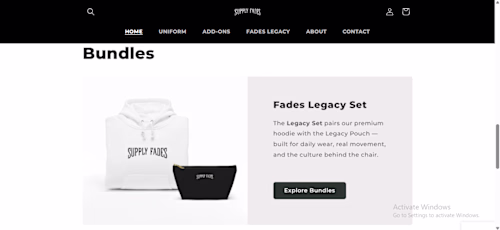 Shopify store redesign for Willie