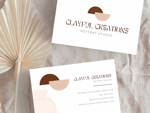 Branding/Web Design Clayful Creations Pottery Studio