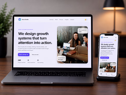 Nova studio (Full stack website development )