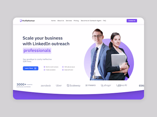 Sleek and Modern - Redesign Project For Profile Partner 