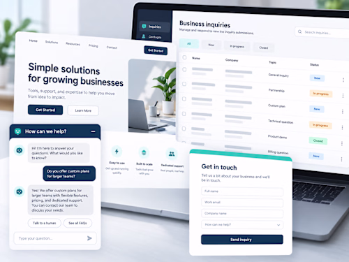 Business FAQ & Lead-Capture Chatbot