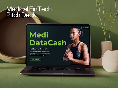 MediData Cash Pitch Deck Design