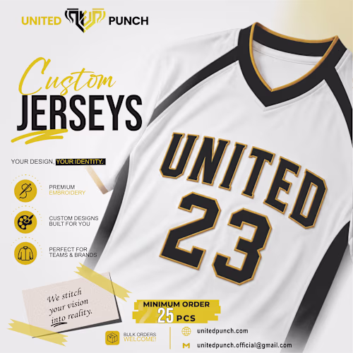 Custom Jersey Promotional Creative