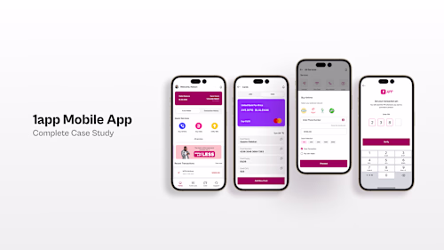 1app - Revamping Fintech UI for Enhanced User Experience