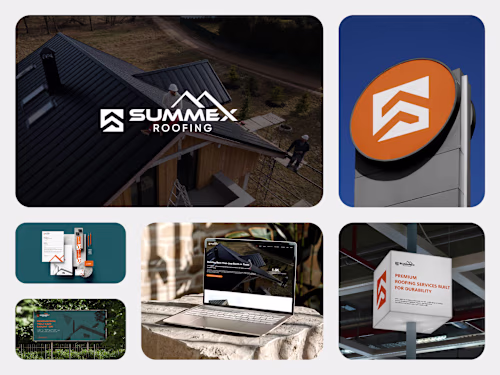Summex Roofing, Brand Identity, Website