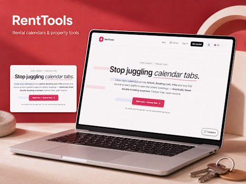 RentTools — Rental Calendars and Property Management