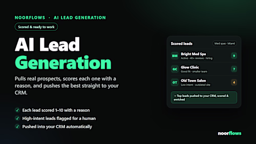 AI Lead Finder — scrape,