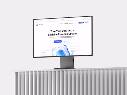Claudy Consulting — SaaS Web Design (Concept)