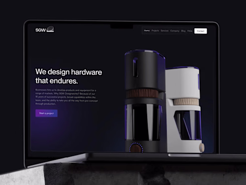 SGW Designworks - Figma Design & Weblow Development.