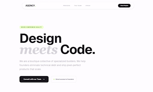 We help founders eliminate technical