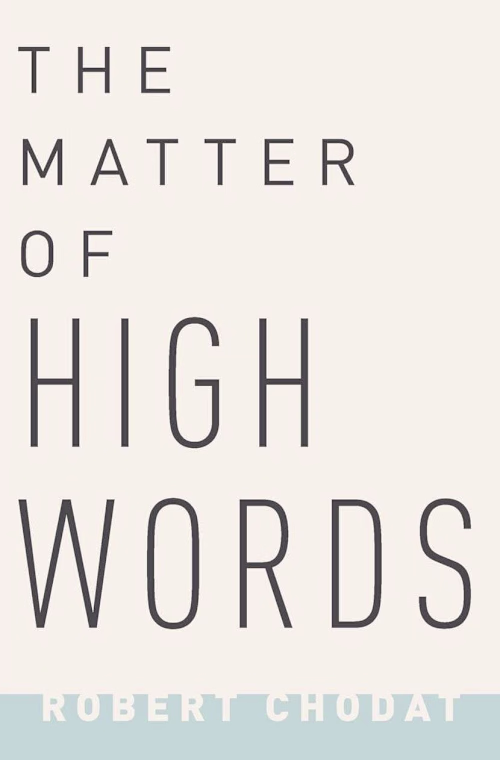 The Matter of High Words 