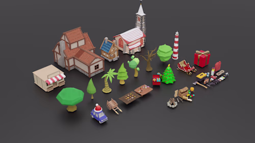 low poly assets pack