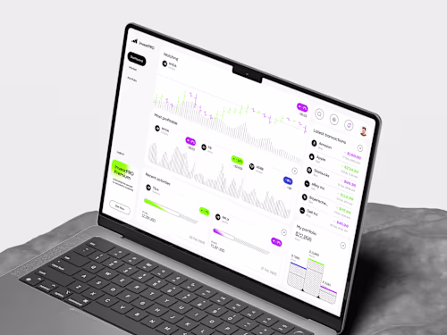 Fintech Web App Design