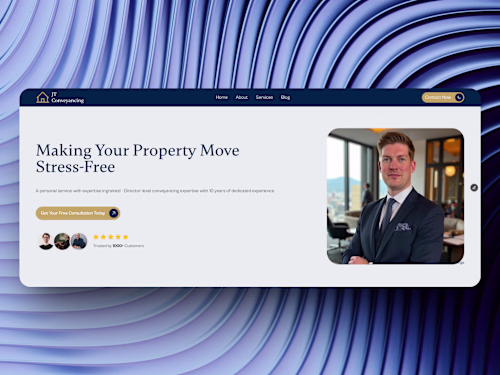 Just launched a bespoke website for JT Conveyancing, a prope...