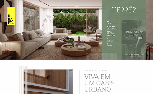 WordPress Landing Page to promote new residential condominium
