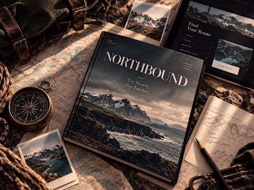 Northbound Field Journal - Framer Travel Template