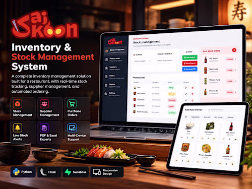 Restaurant Inventory & Stock Management System
