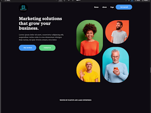 Webflow Landing Page Design From Scratch