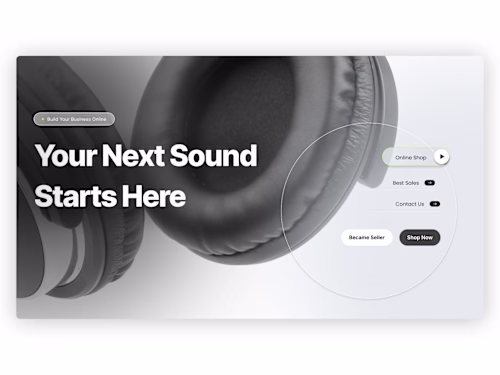 An e-commerce concept designed for