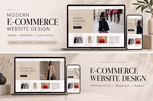 🛒 E-commerce Website Development
A good