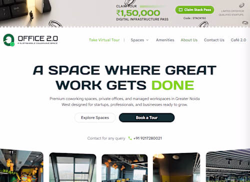 A modern, responsive website for