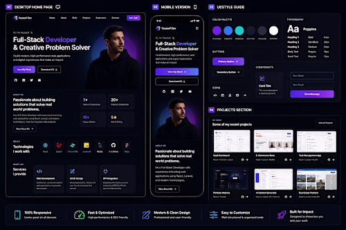 I design modern, high-converting portfolio