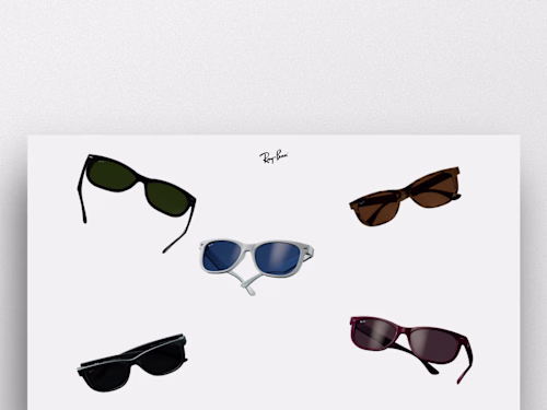 3D Sunglasses Configurator — Interactive Eyewear Concept