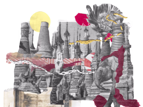 New Naratif - Collage Illustration for Key Visuals 
