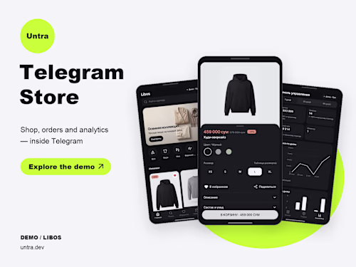 Libos — Telegram Store & Owner Dashboard (Demo)
