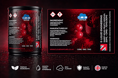 Label and packaging design for