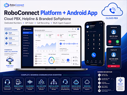RoboConnect — Cloud Business Calling & Helpline Platform