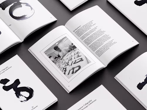 Print Design- Spirited Devanagari Letterforms