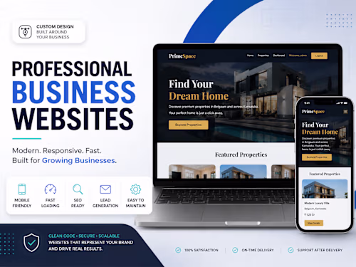 Get a professional website for your business!