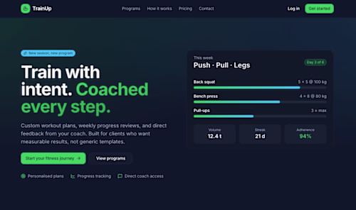 TrainUp — Fitness Coaching Platform