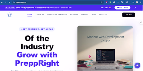 Project Overview: PreppRight EdTech Platform
For