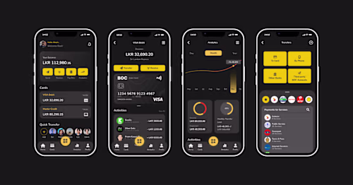 Fintech App Rewamp - banking services