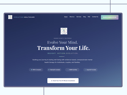 Healthcare Website Design