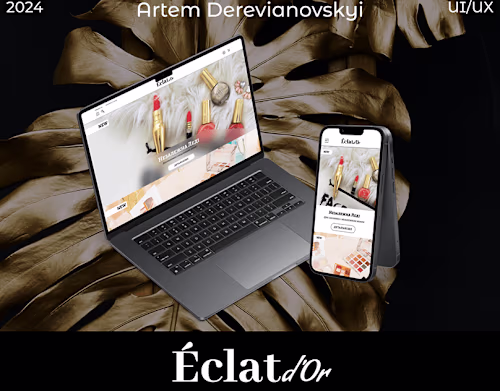 Магазин Люксової Косметики UI/UX Site :: Behance