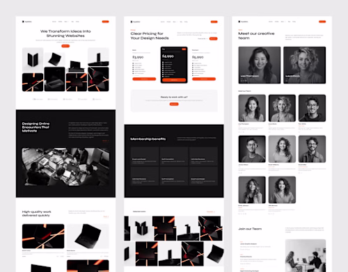 framer website design & development