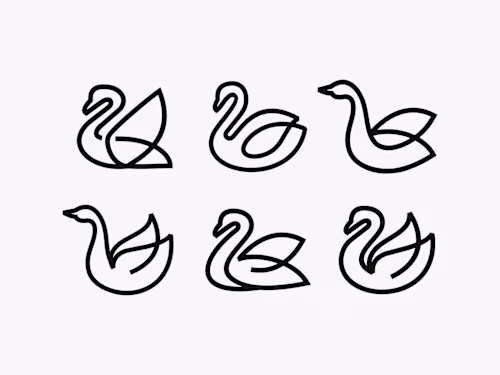 Swan logo concepts