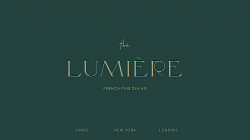 The Lumière - Brand Design
