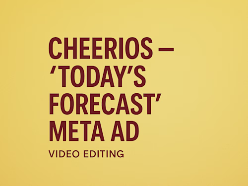 Cheerios – “Today’s Forecast” Meta Ad