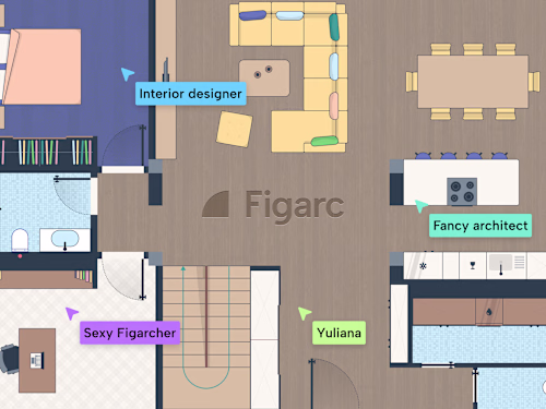 Modular design system for floor plans
