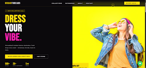 e-commerce websute i made for