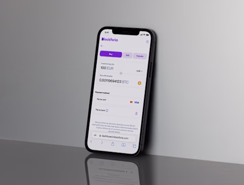 Product Design for a Bitcoin exchange platform