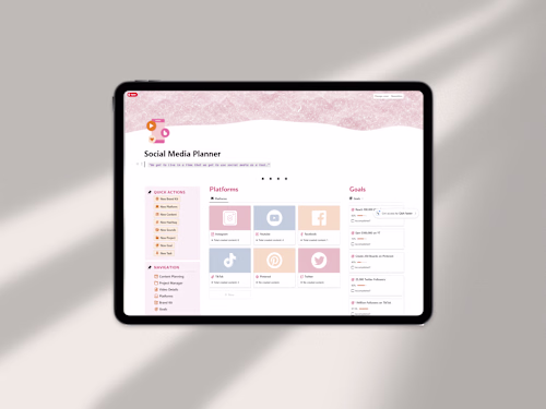 Workspace Bloom | Social Media Planner