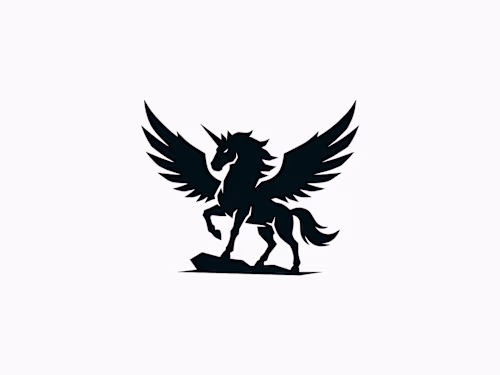 Unicorn Vector Logo Available For