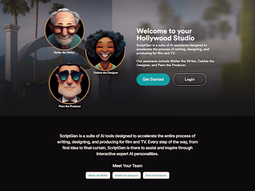 Scriptgen - Hollywood AI Studio